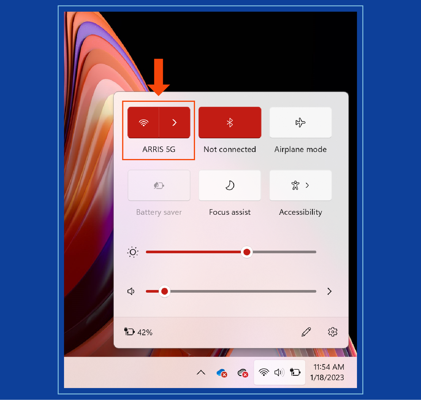 Step 2 of Locating an SSID on Windows